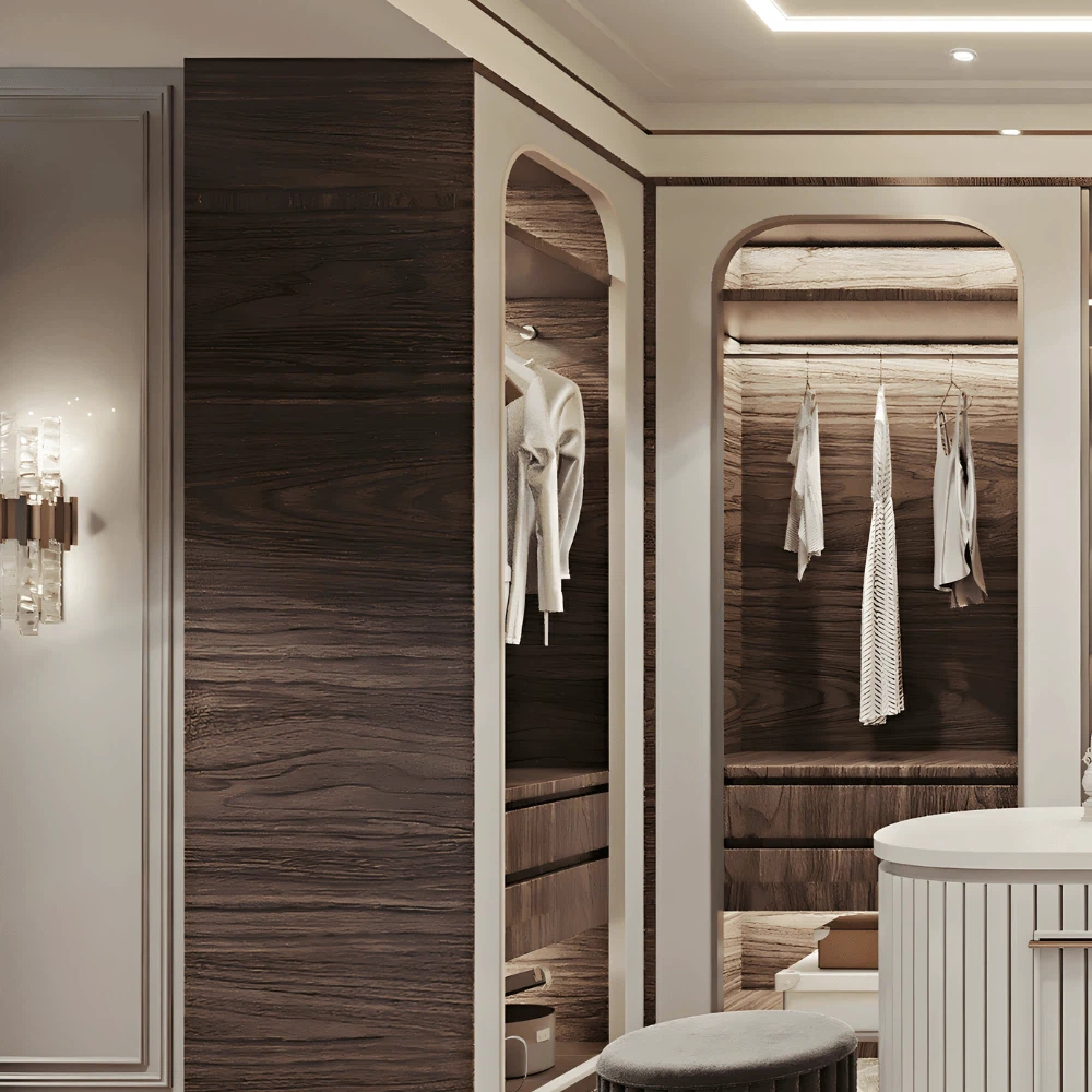 High end modern dressing room interior design High end modern dressing room interior design